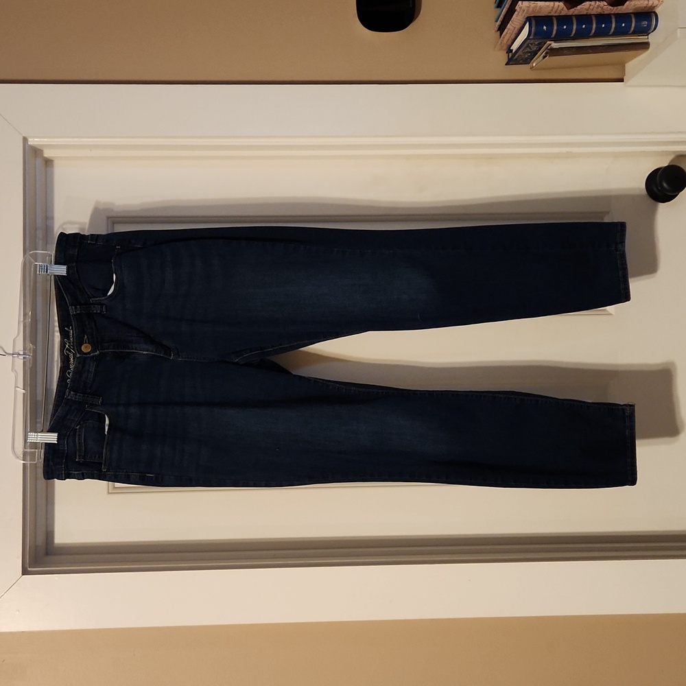 Dark blue skinny jeans